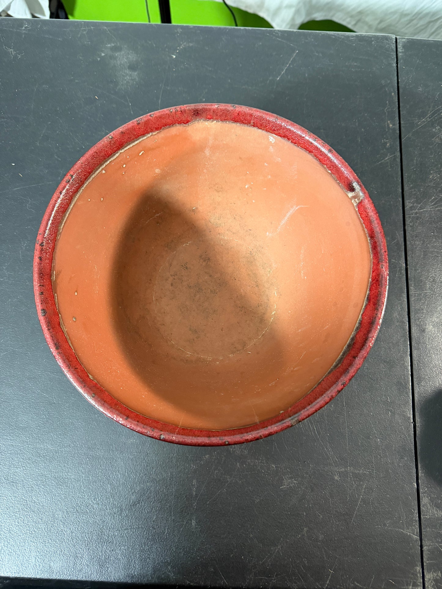 Red Ceramic Bowl - photo 5
