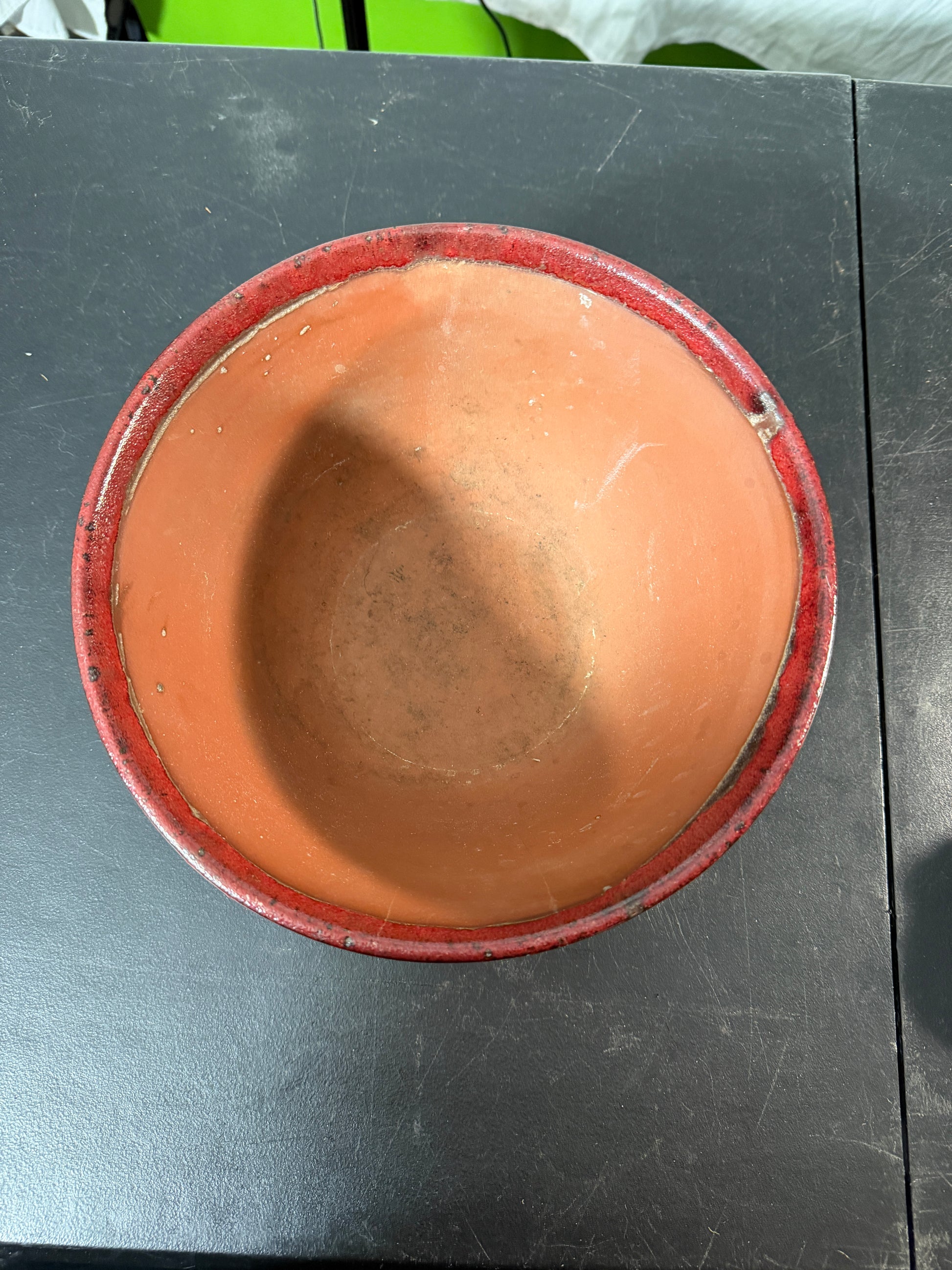 Red Ceramic Bowl - photo 5