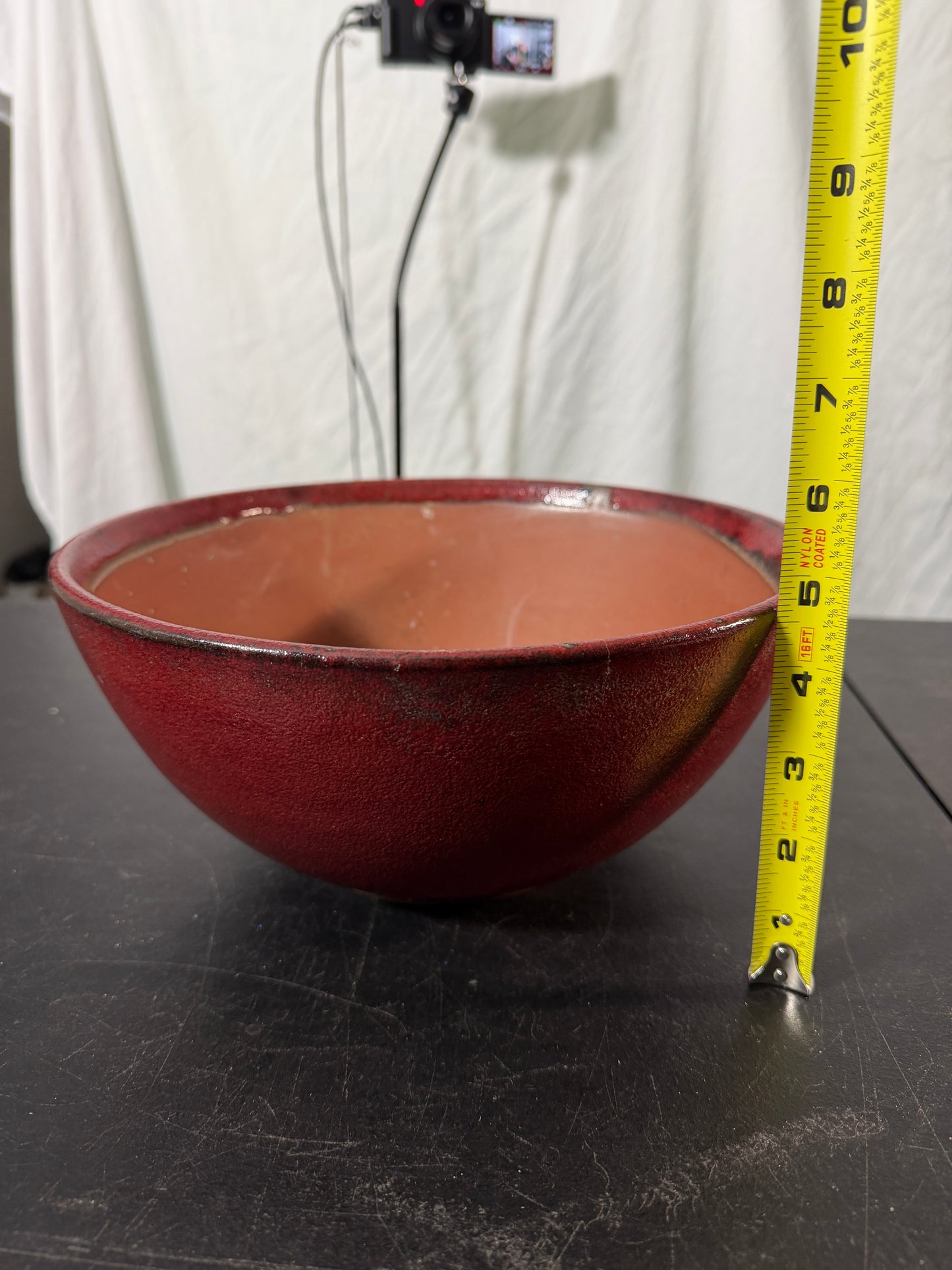 Red Ceramic Bowl - photo 8