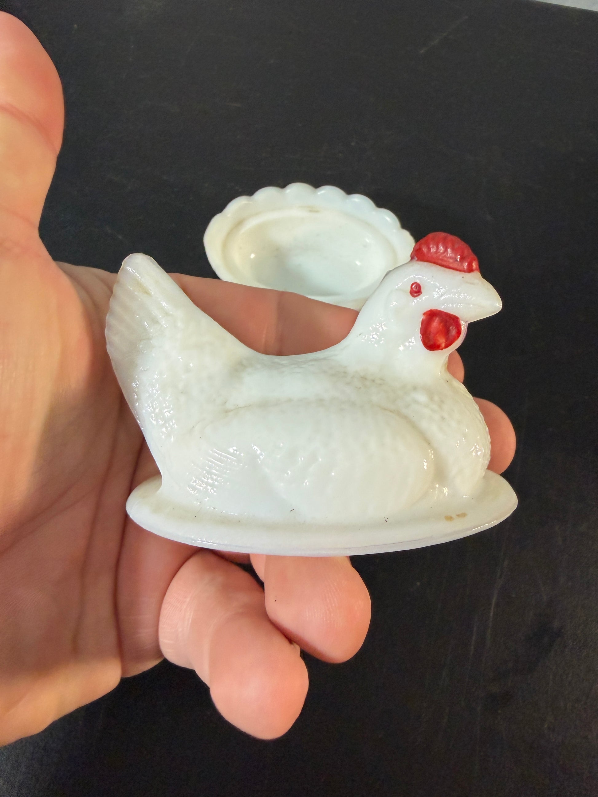 Westmoreland Glass Chicken on Nest with Candy Dish - photo 3