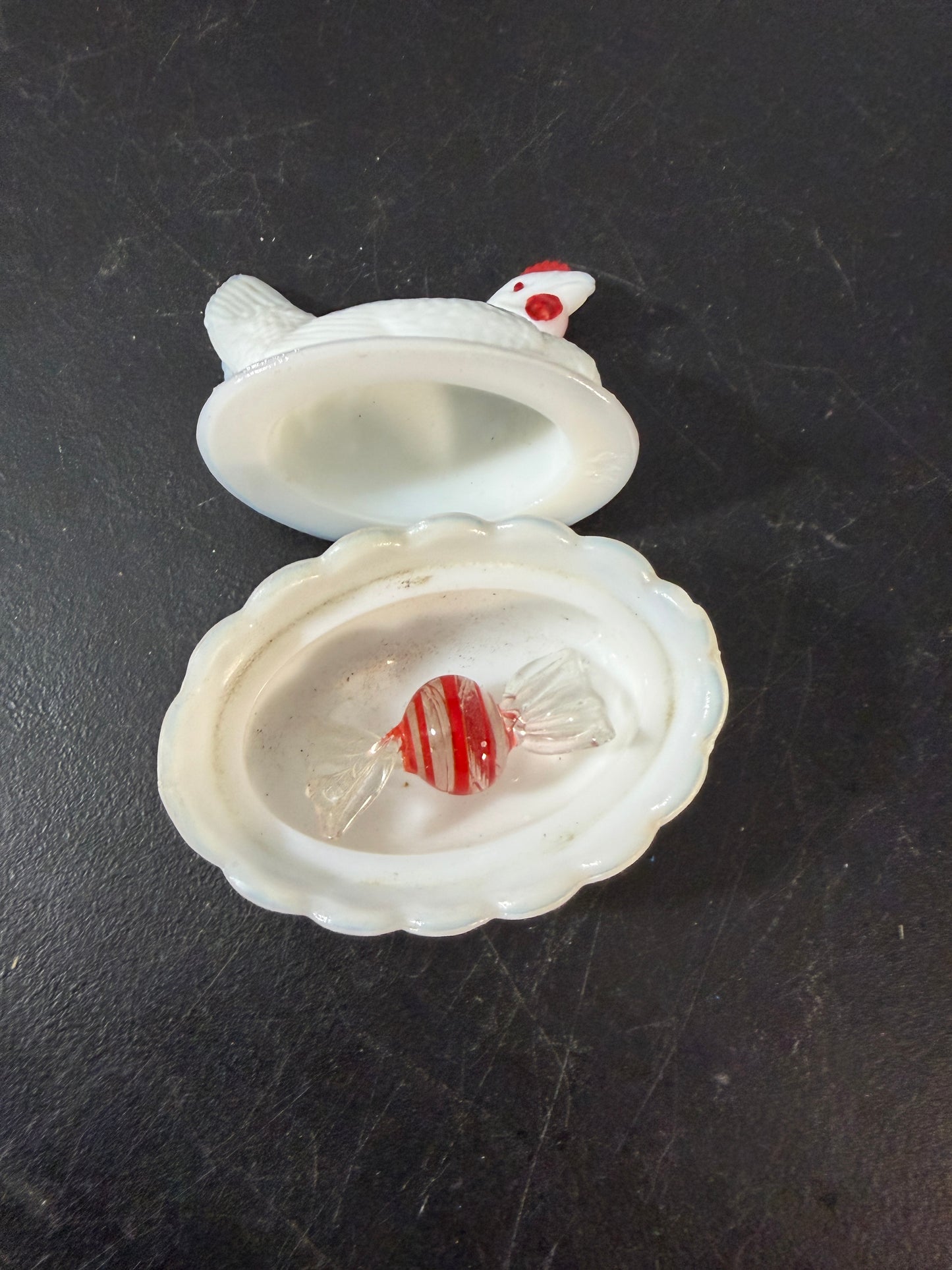 Westmoreland Glass Chicken on Nest with Candy Dish - photo 8