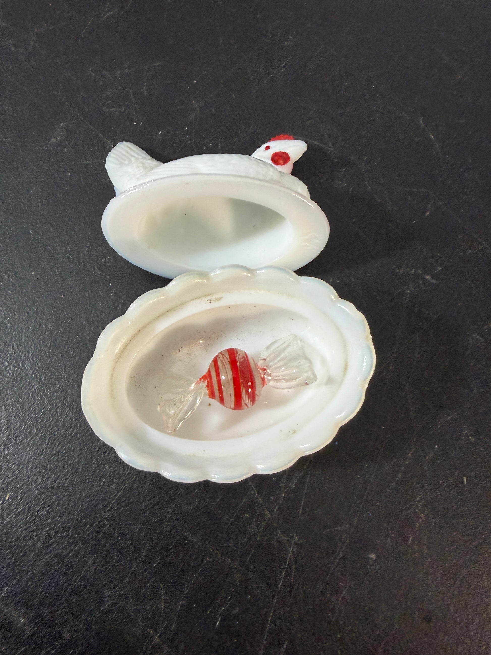 Westmoreland Glass Chicken on Nest with Candy Dish - photo 8
