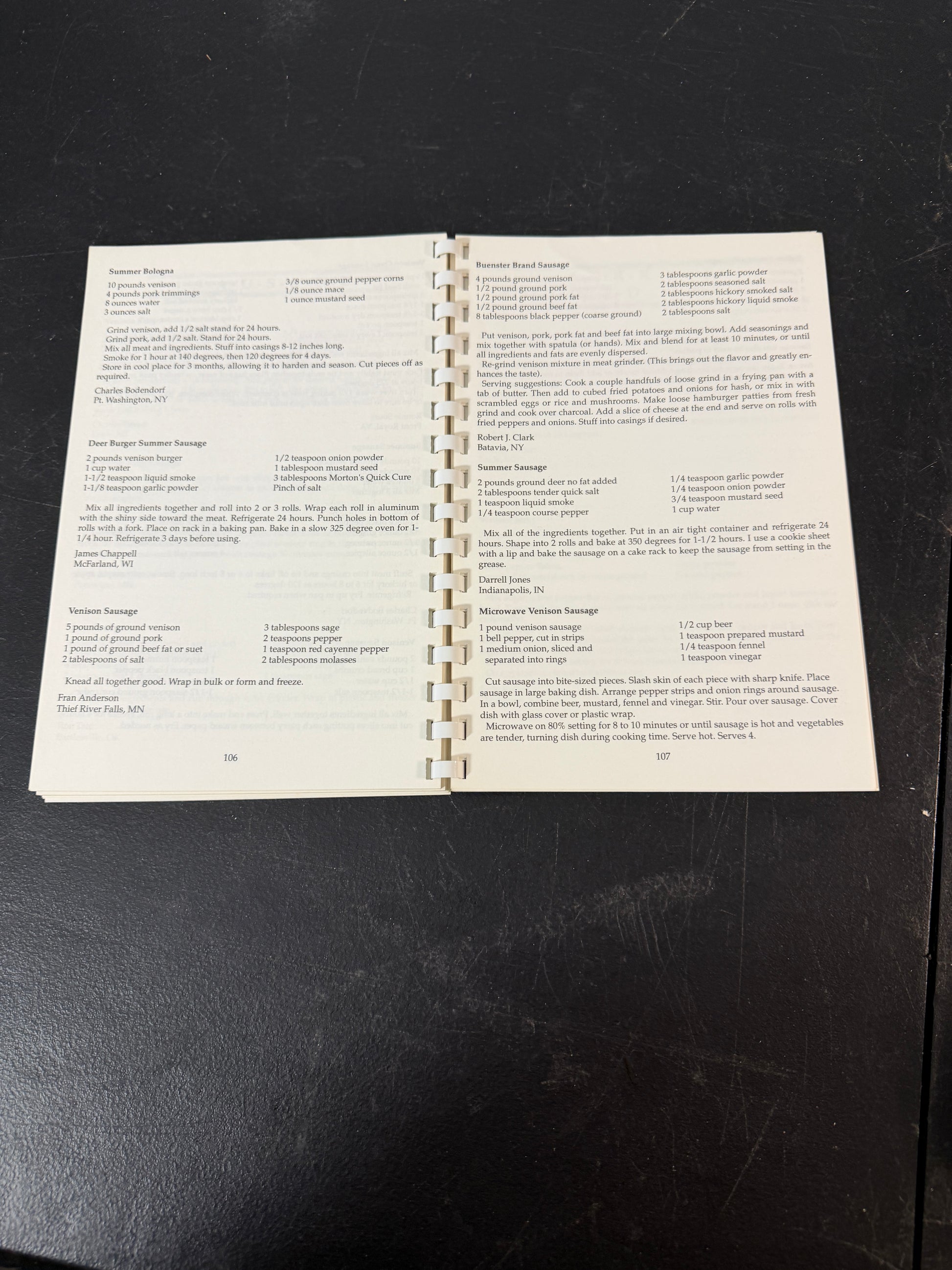 Bud Kilmartin 301 Venison Recipes Second Printing Cookbook - photo 6
