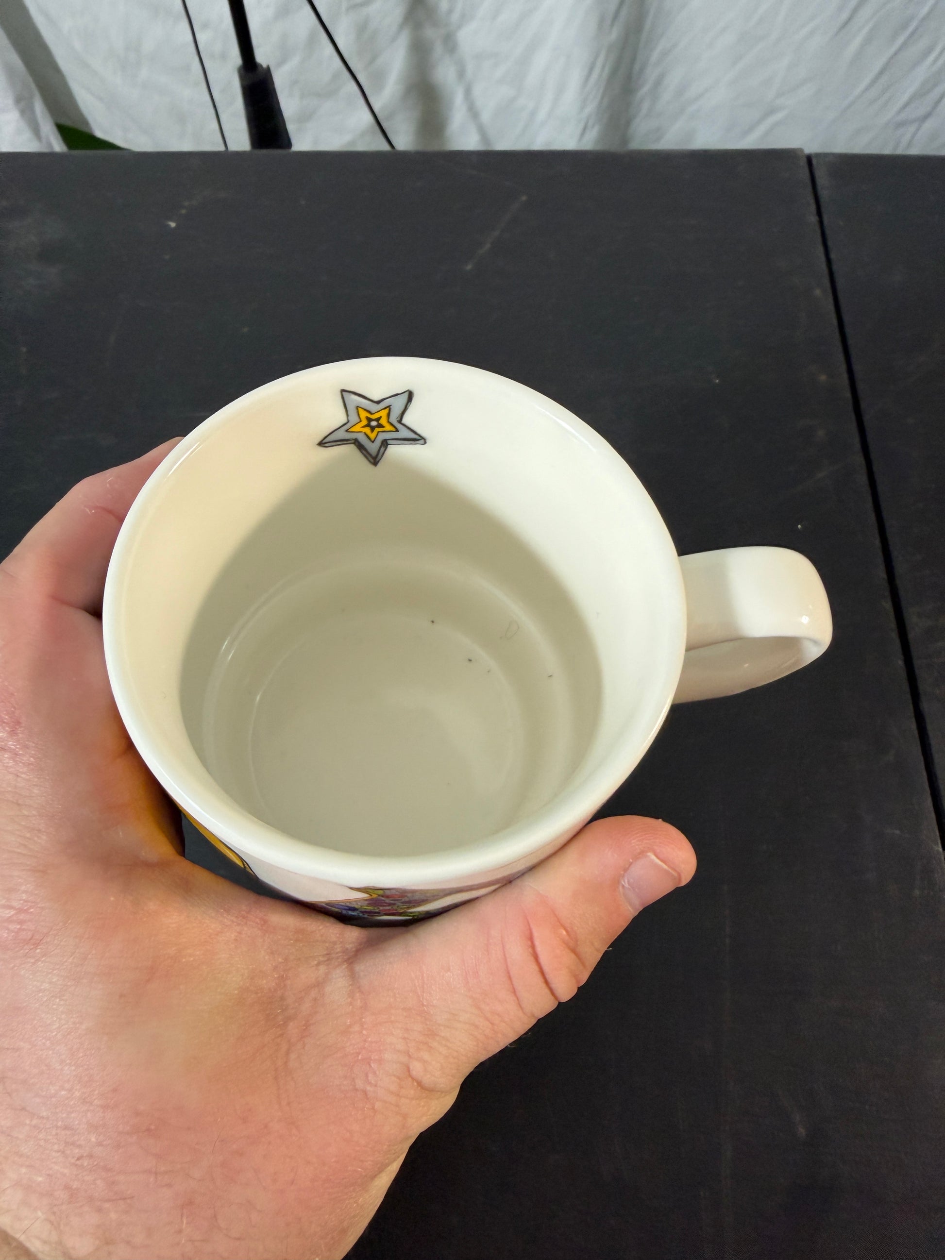Jeweled Initial L Ceramic Coffee Mug - photo 5