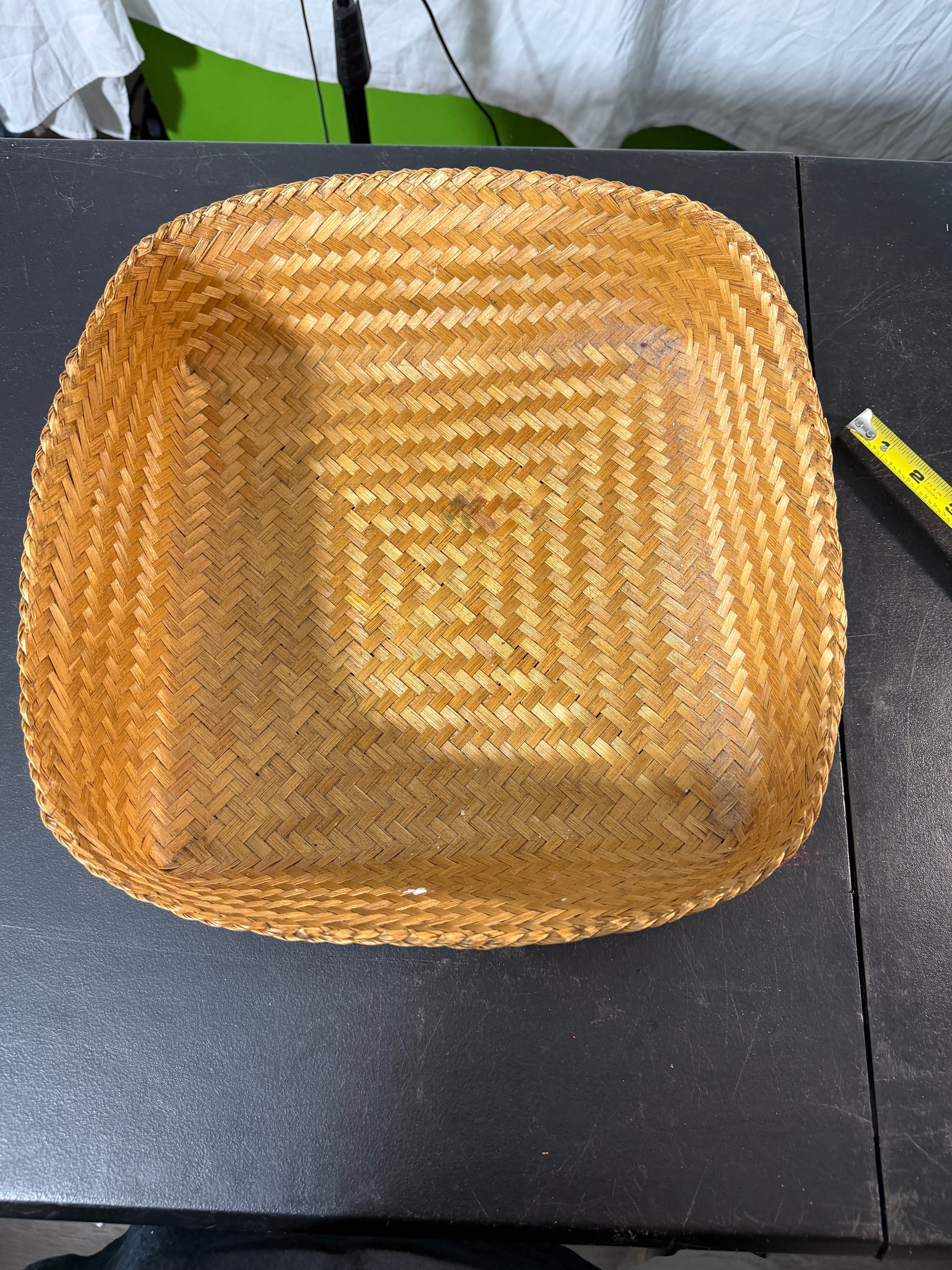 Woven Decorative Basket with Colorful Design - photo 4