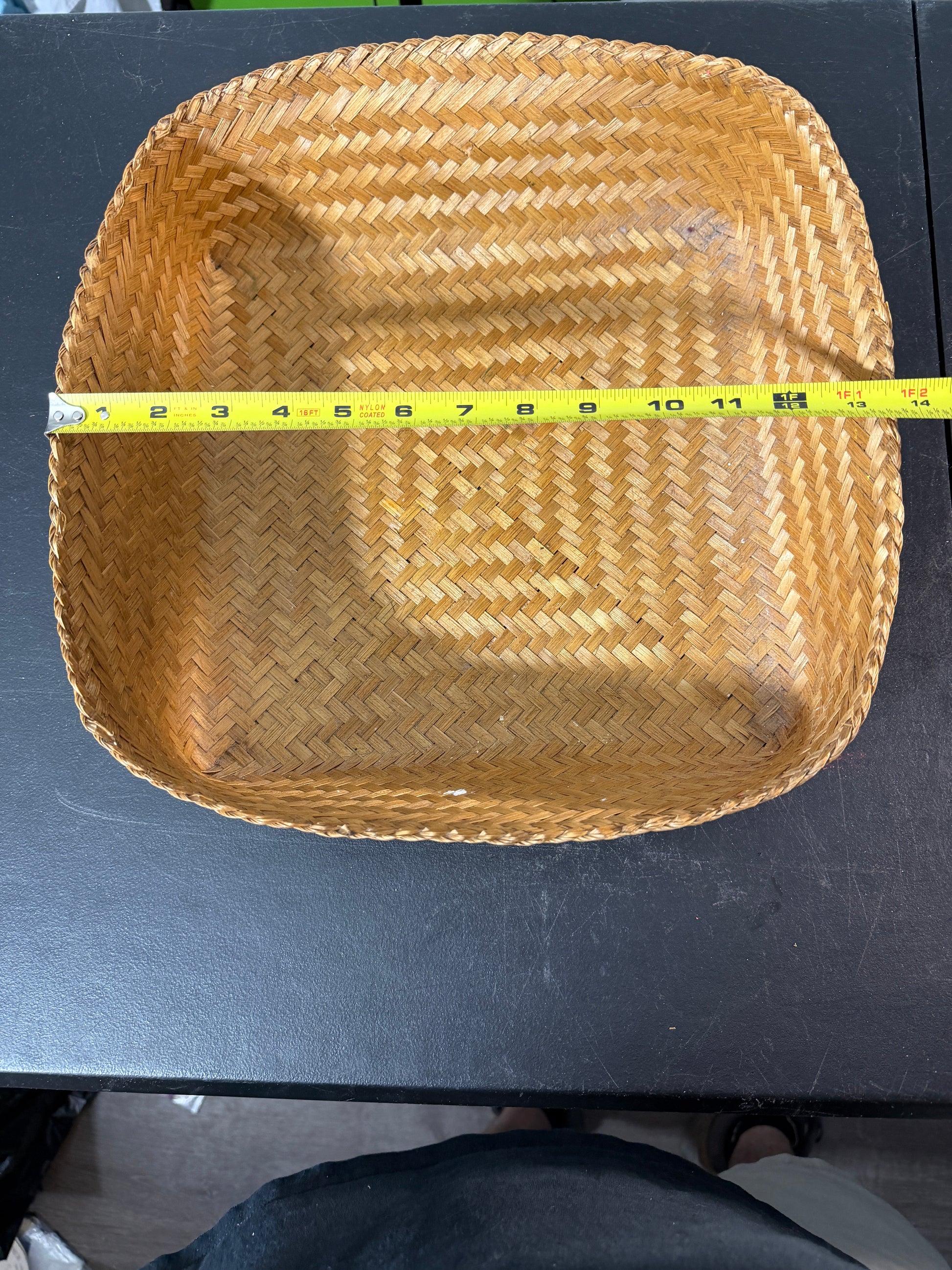 Woven Decorative Basket with Colorful Design - photo 5