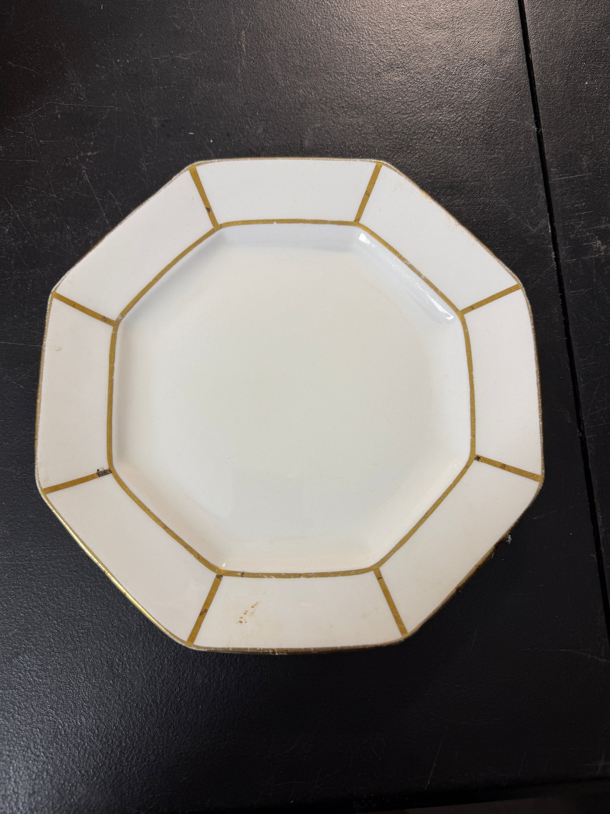 Smith Phillips Semi Porcelain Octagonal Plate 10.5 Inch Made in USA