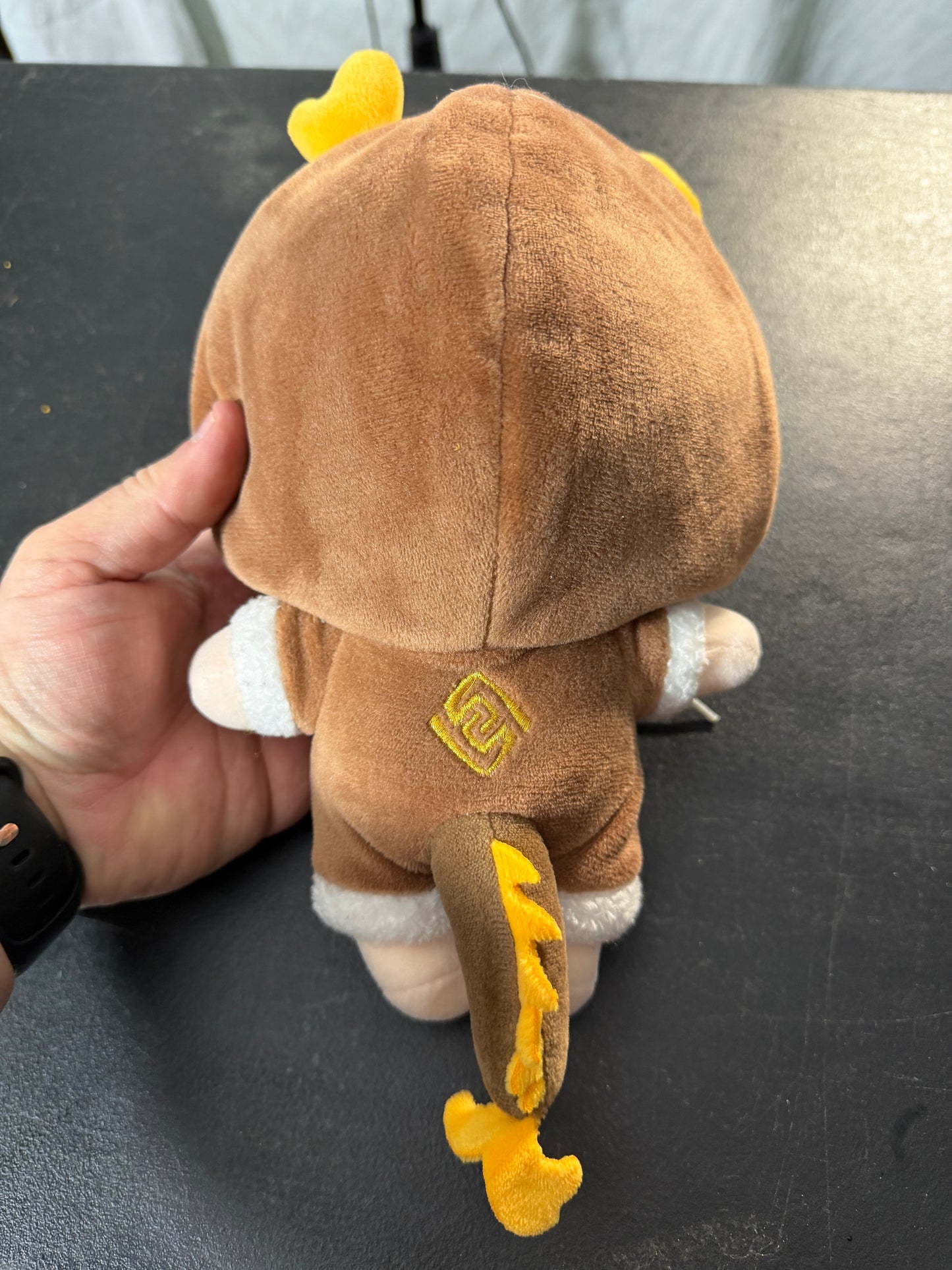 Plush Doll with Brown Hoodie and Antlers - photo 4