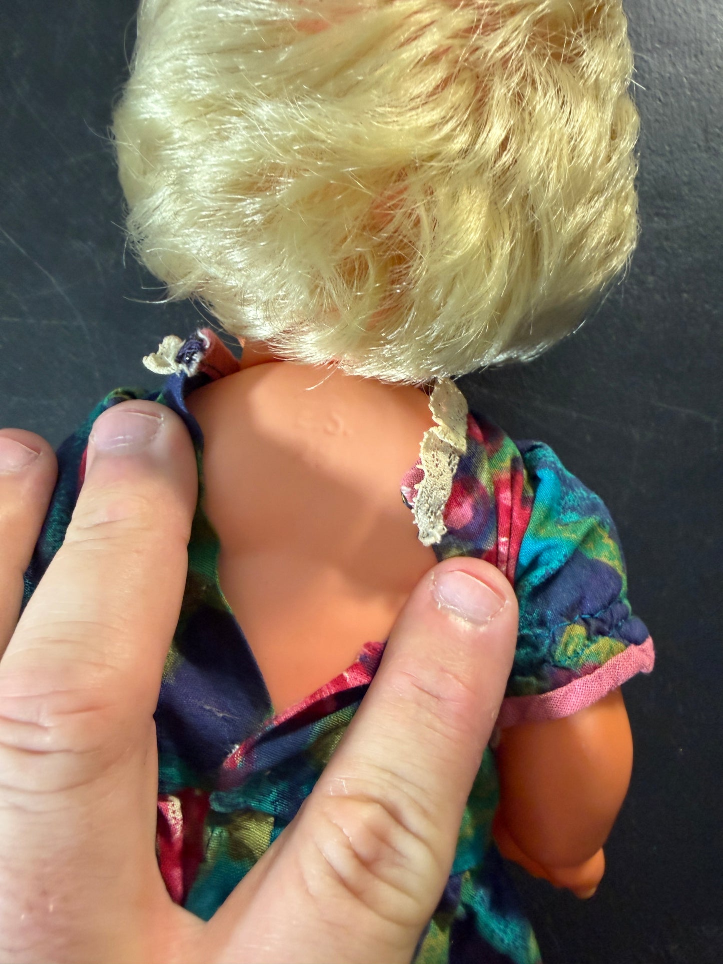 Vintage Doll with Floral Dress - photo 6