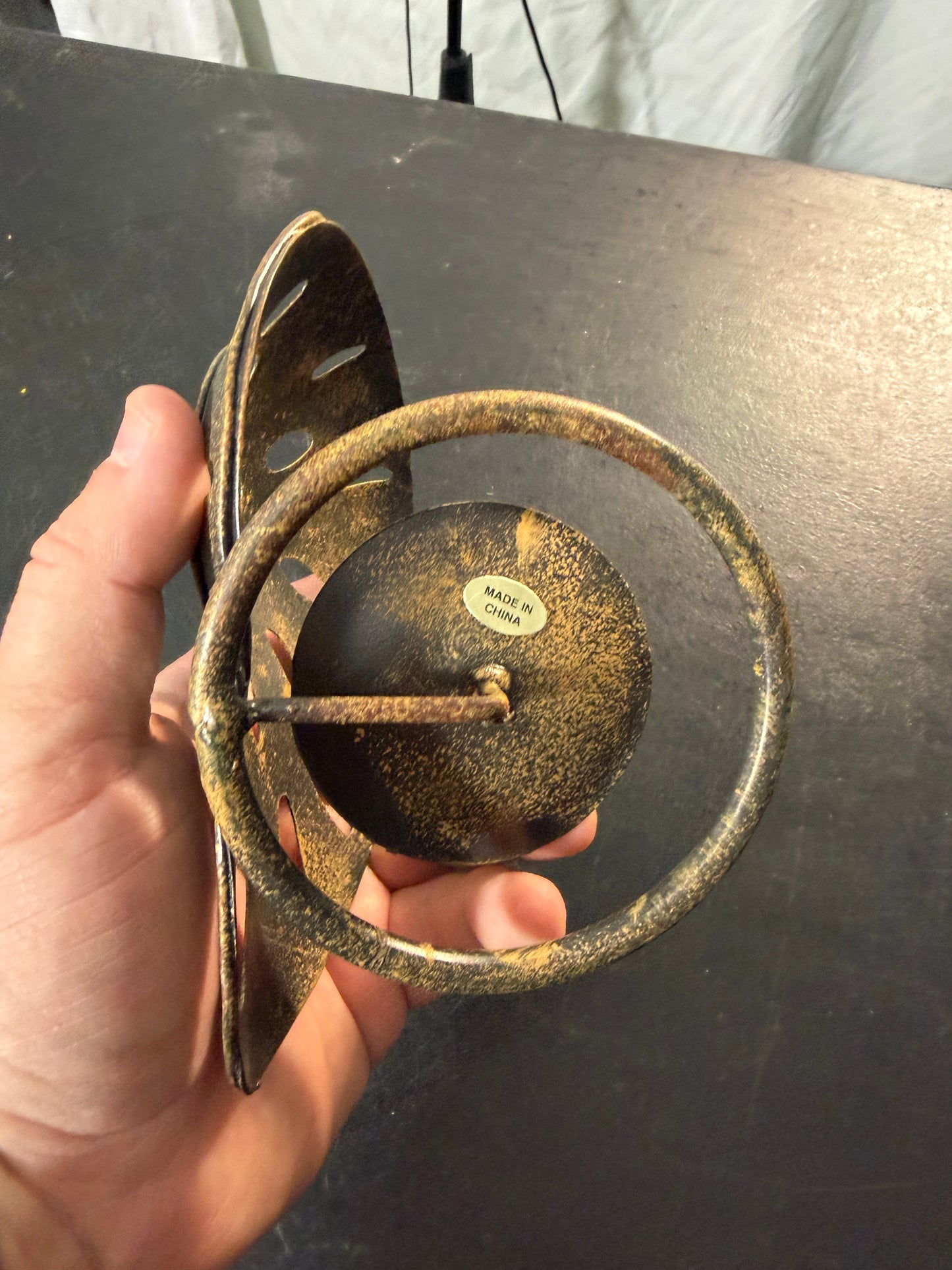 Metal Spiral Shell Decorative Bowl - photo 4