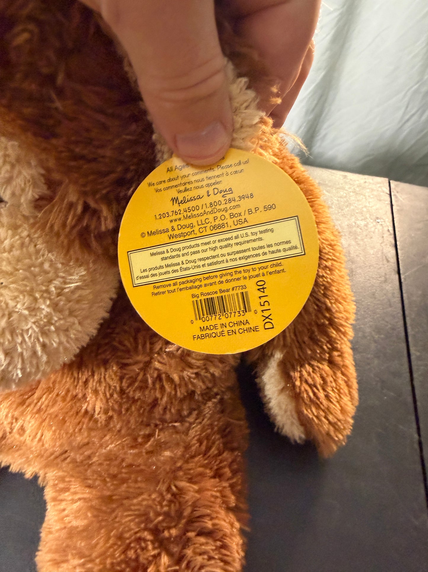 Melissa & Doug Big Roscoe Bear Plush Toy - photo 3