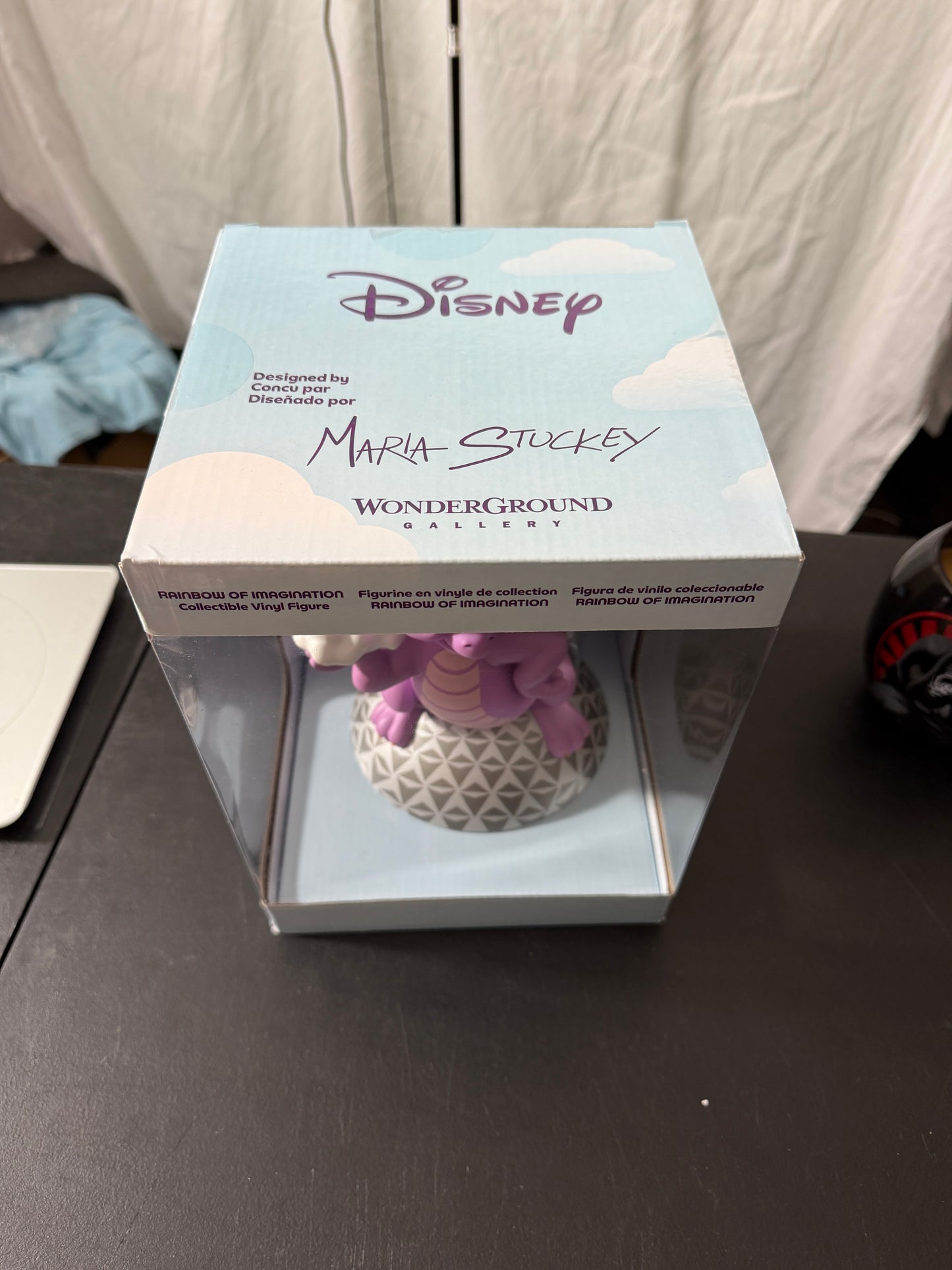 Disney Wonderground Figment Vinyl Figure by Maria Stuckey - MDP-00459