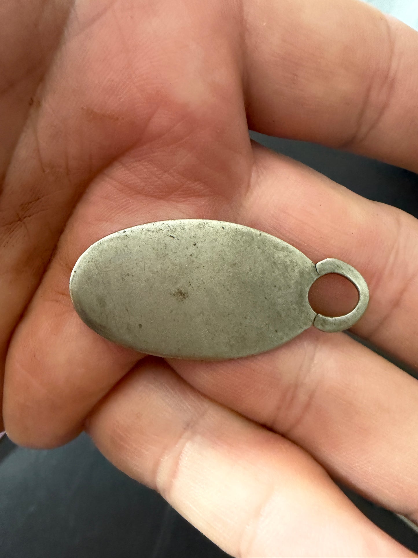 Antique Nickel Registry Tag Key Fob 1926 - MDP-00460