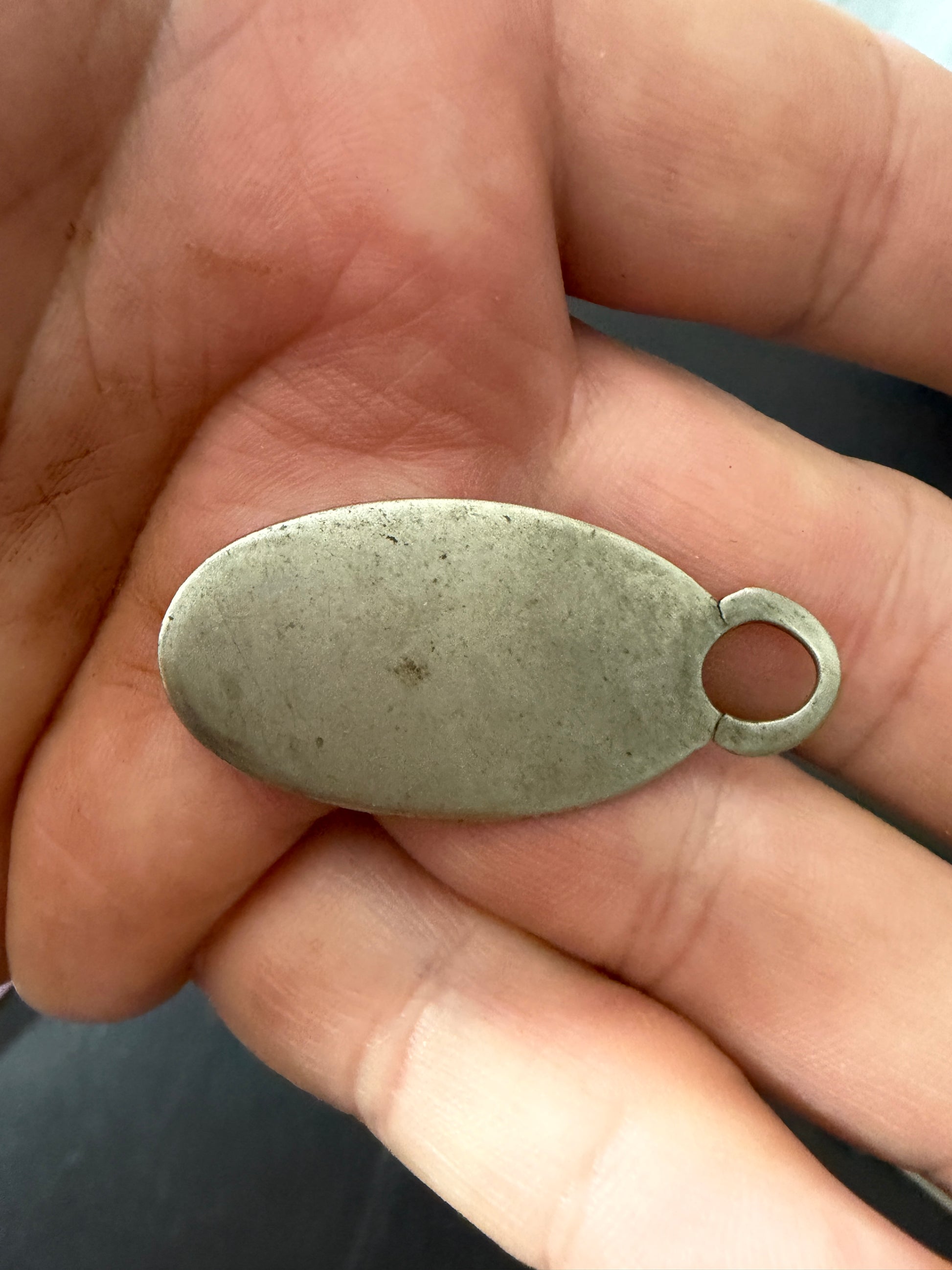 Antique Nickel Registry Tag Key Fob 1926 - MDP-00460