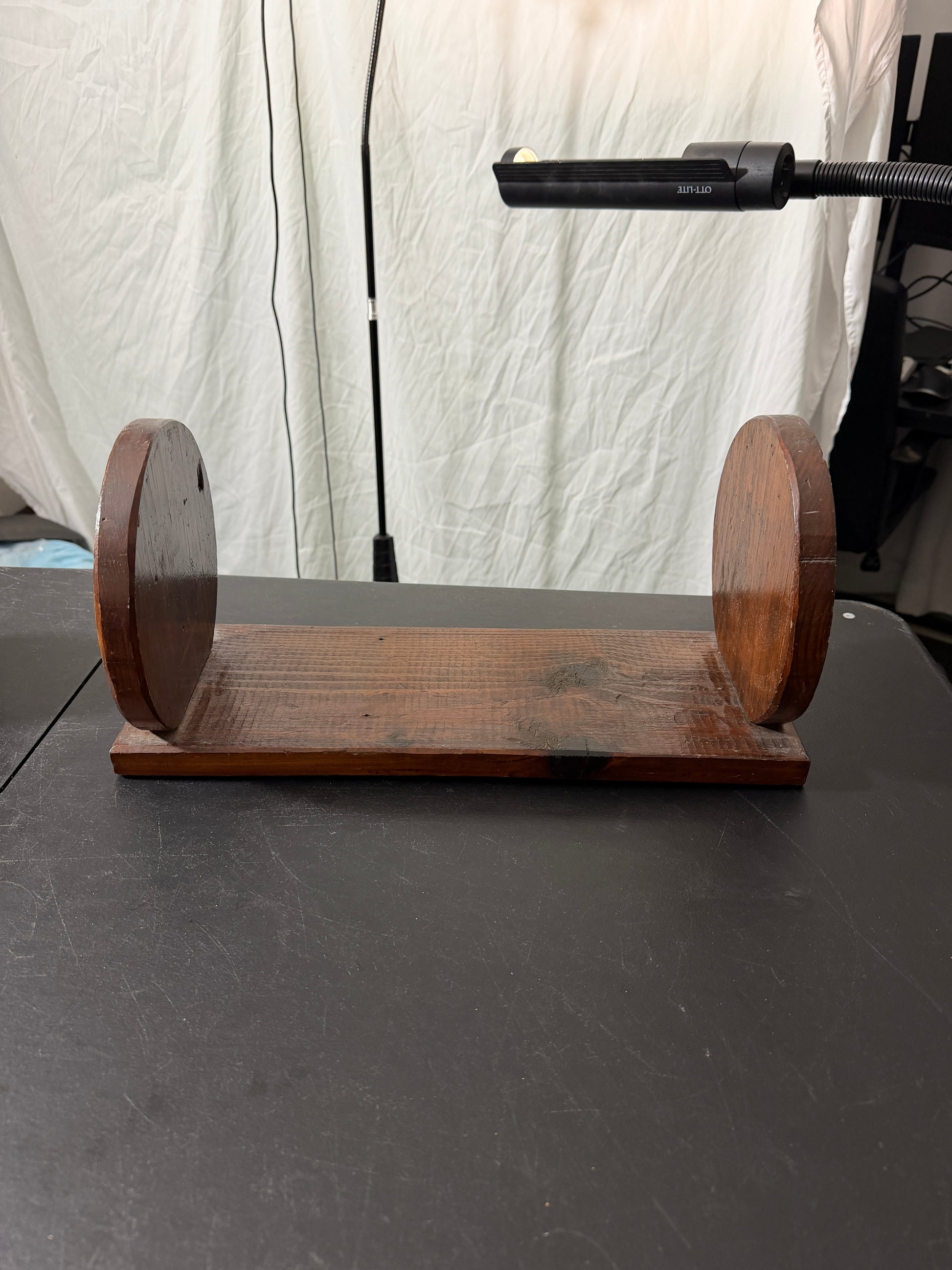 Vintage MCM Wood Candle Holder Sconce Wall Hanging - MDP-00468