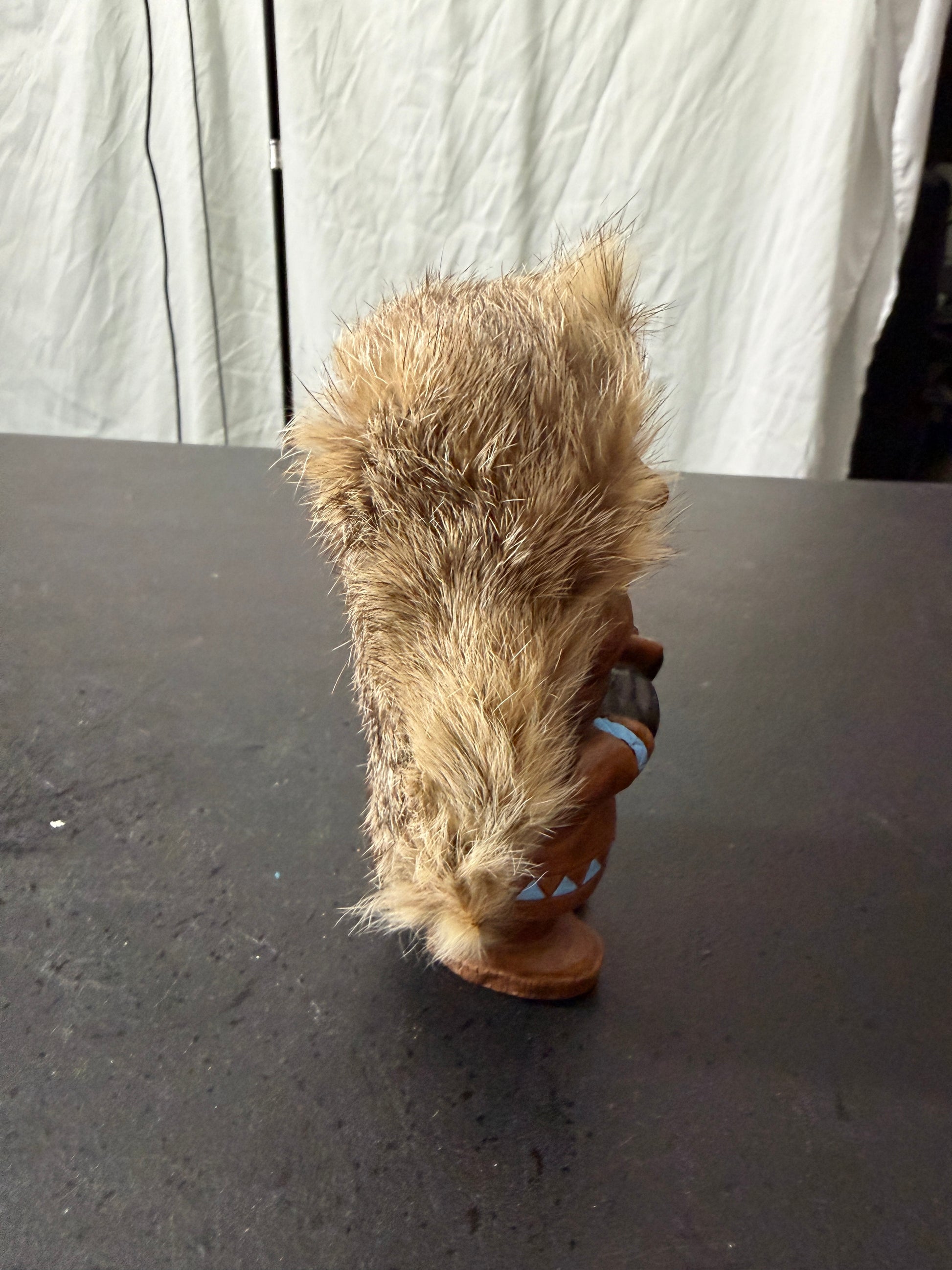 Vintage Inuit Kiana Original Nuni Doll Holding Doll With Real Fur - MDP-00472