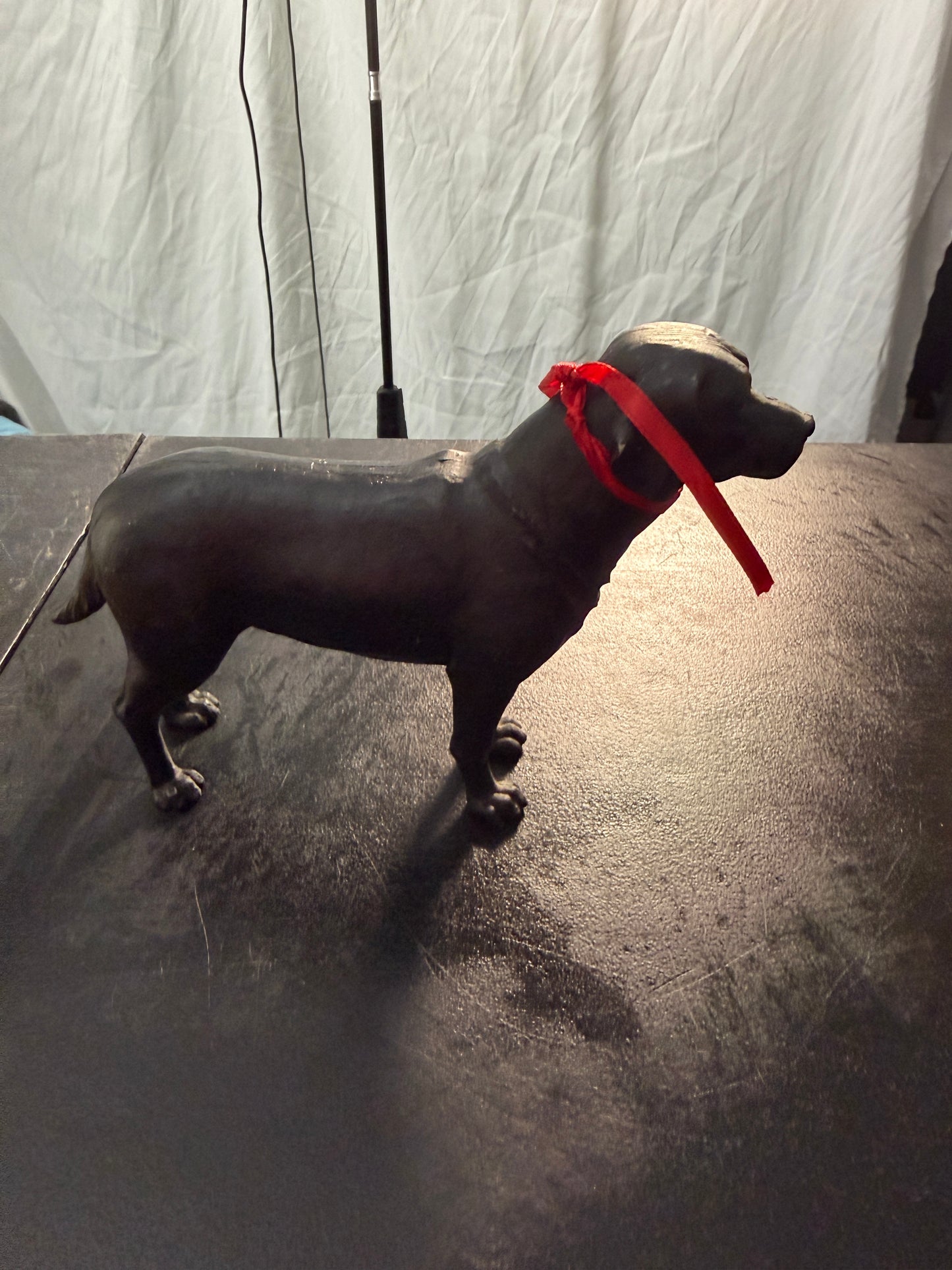 Franz Bergmann Vienna Austria Black Dachshund Figurine - MDP-00481