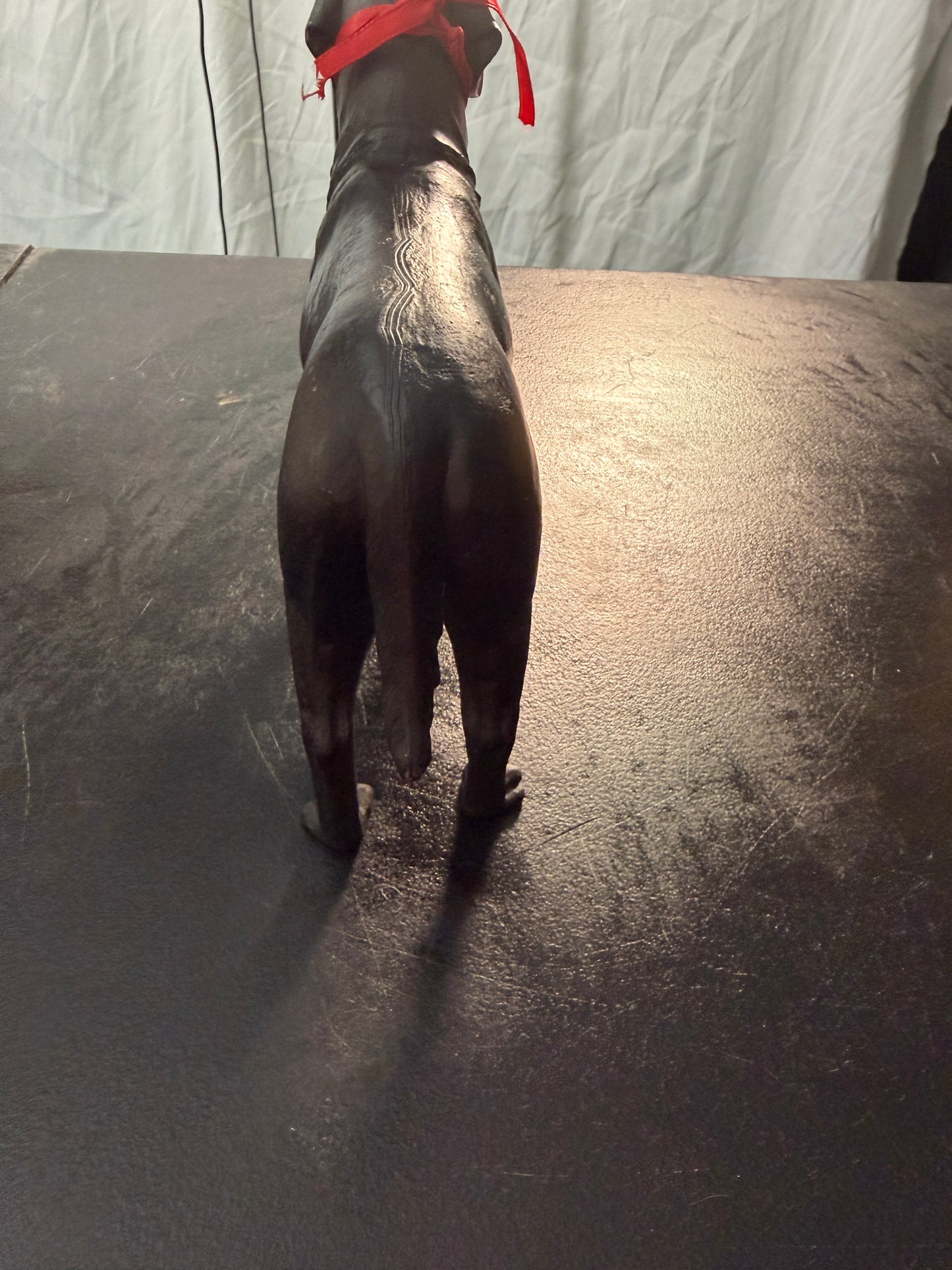 Franz Bergmann Vienna Austria Black Dachshund Figurine - MDP-00481