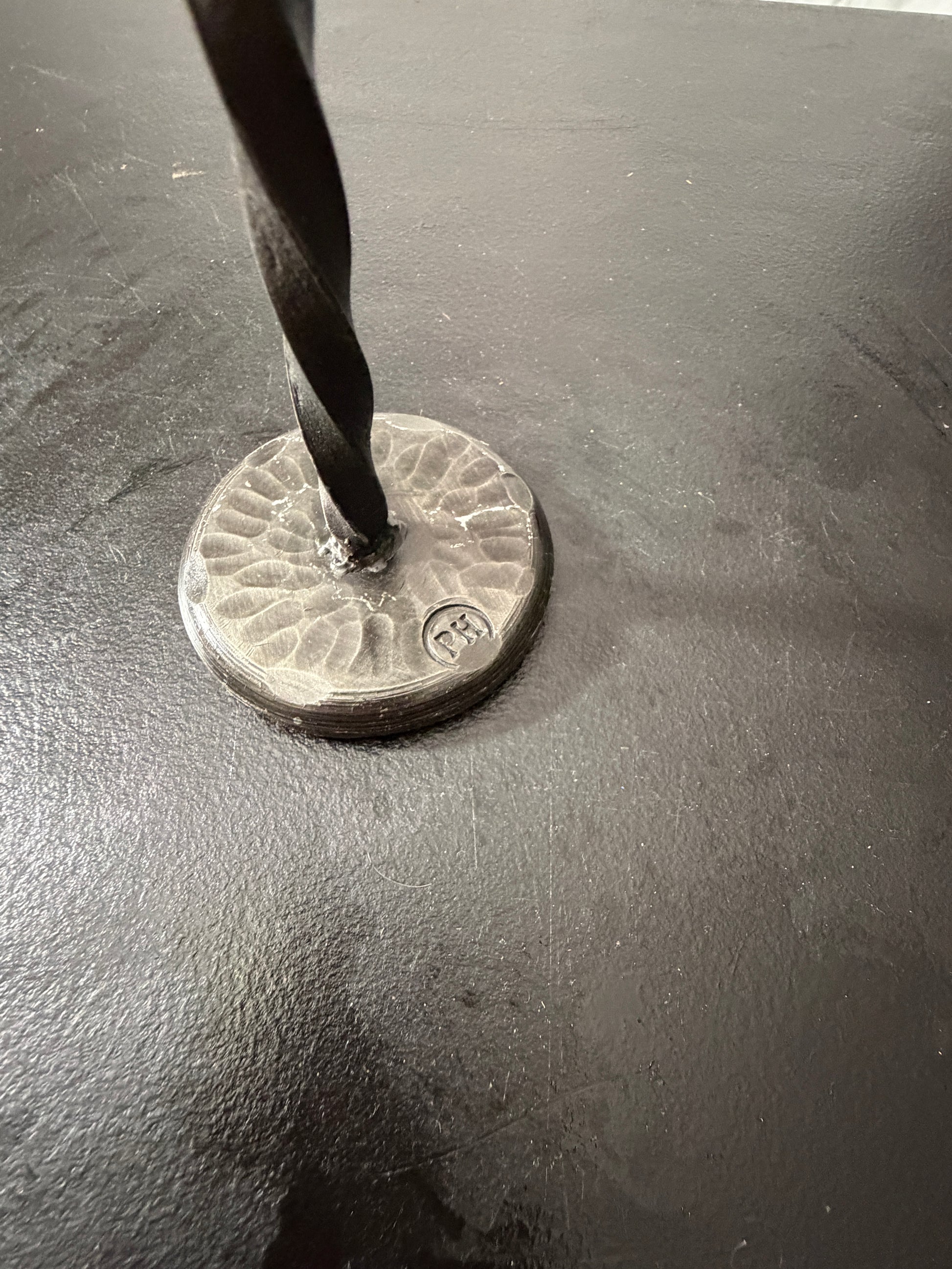 Metal Candle Holder with Twisted Stem - MDP-00484
