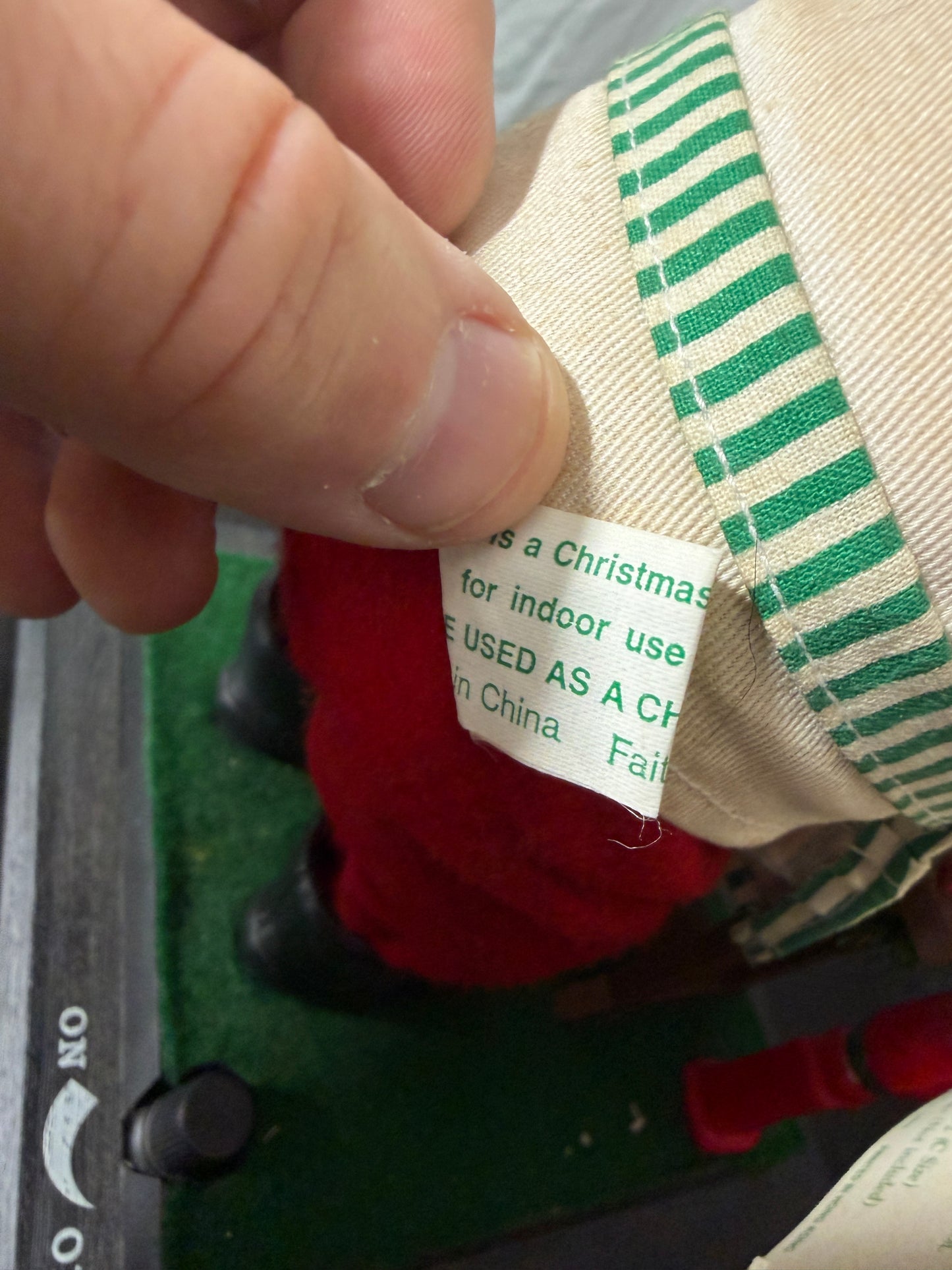 Smile Ind. Ltd Santa Claus Plastic Fabric Figurine - MDP-00486