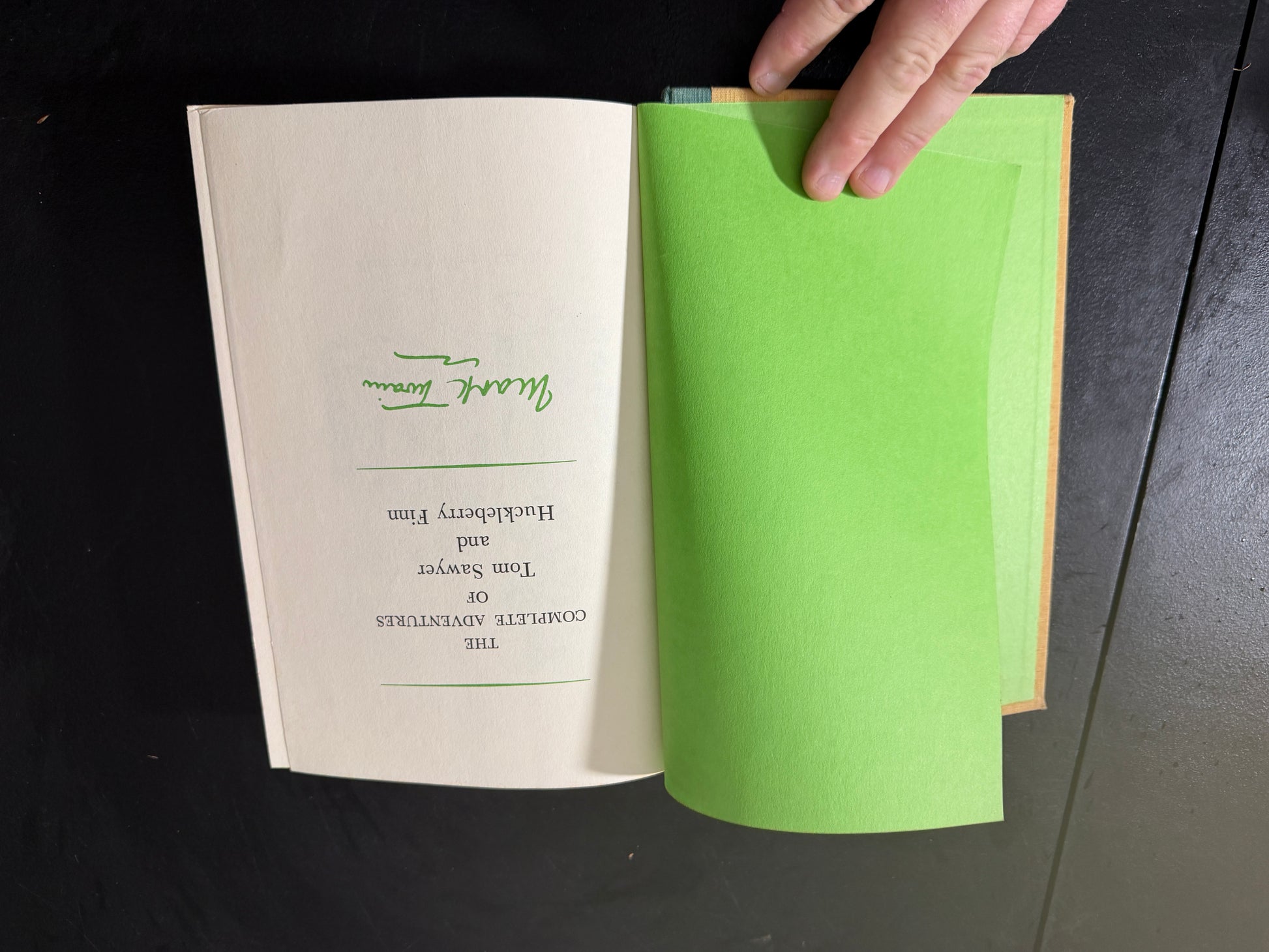 Mark Twain The Complete Adventures of Tom Sawyer and Huckleberry Finn Centennial Edition First Edition Hardcover Book -