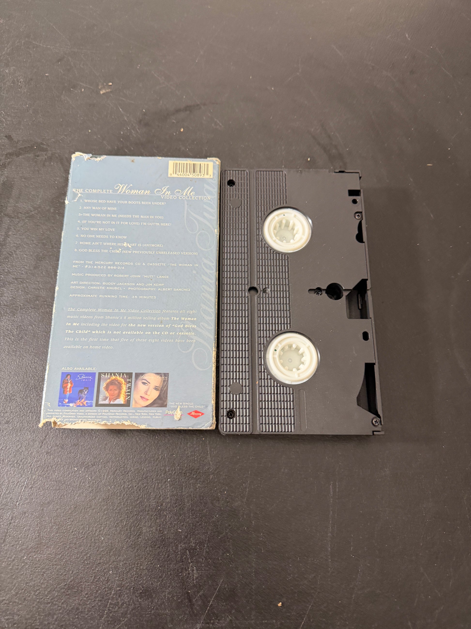 Shania Twain The Complete Woman In Me Video Collection VHS Tape - MDP-00493