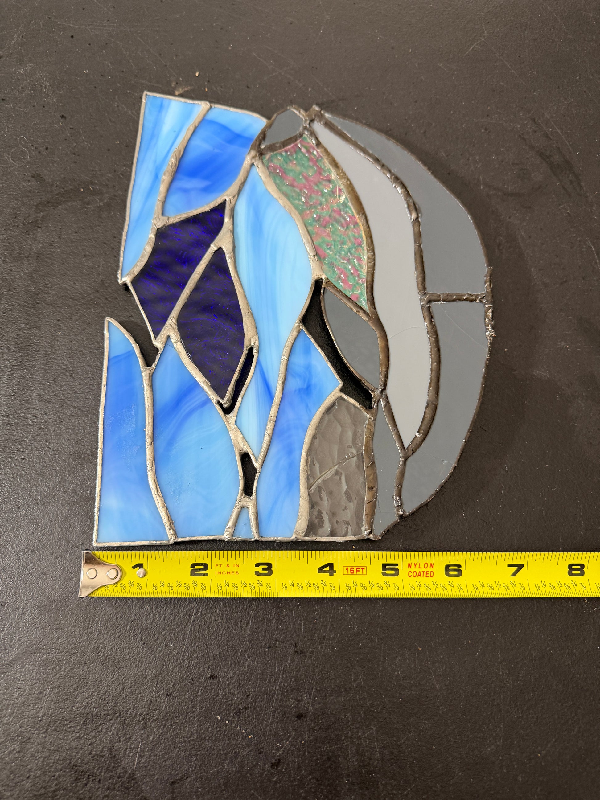Stained Glass Ocean Waves Suncatcher - MDP-00497