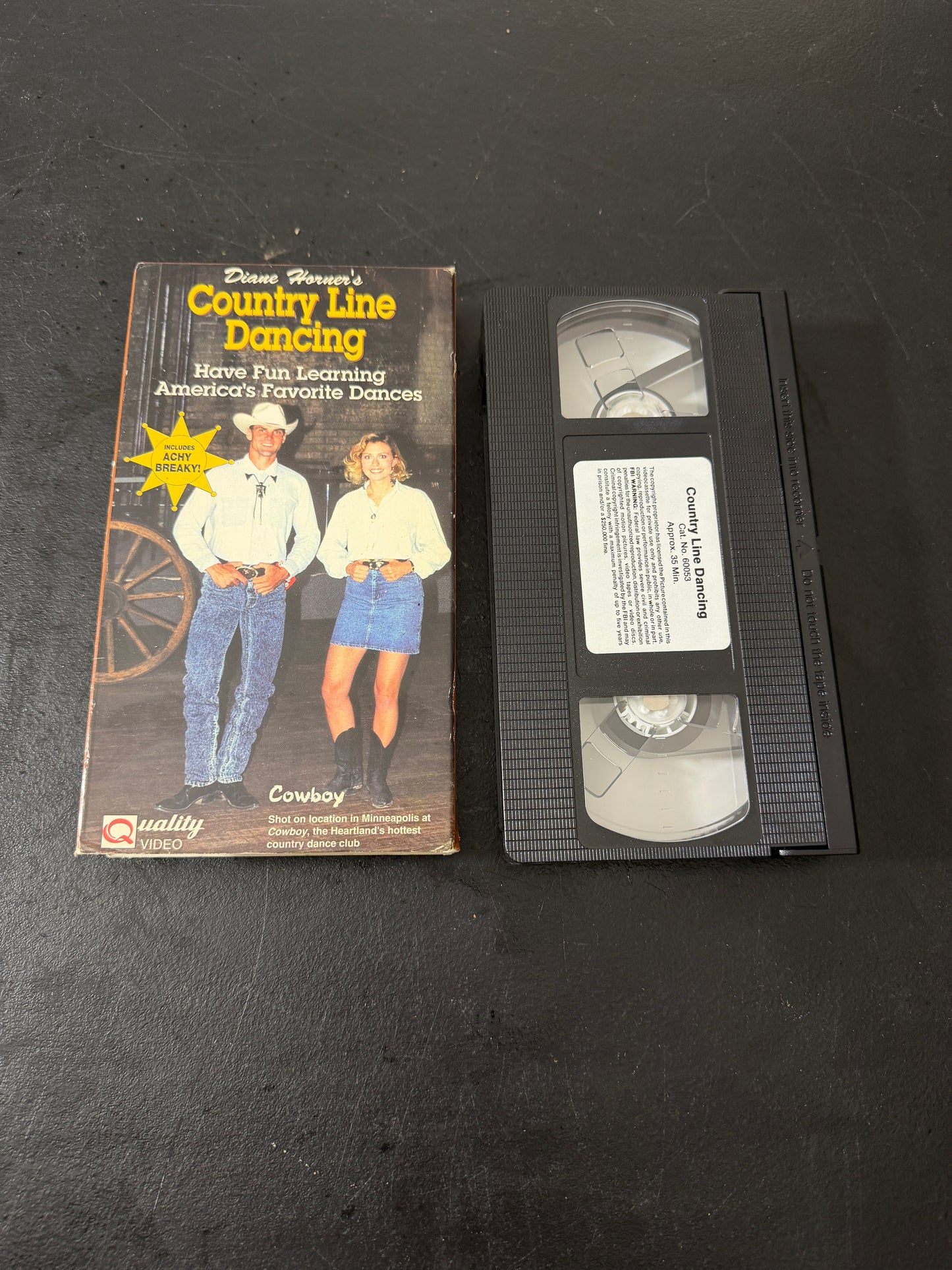 Quality Video Diane Horner's Country Line Dancing VHS Tape - MDP-00498