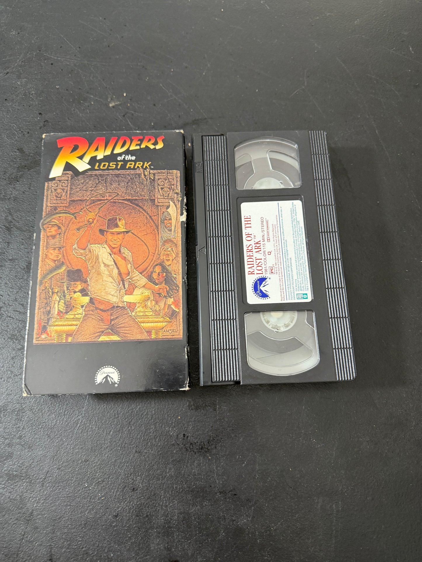 Raiders of the Lost Ark VHS 1981 Paramount - MDP-00499