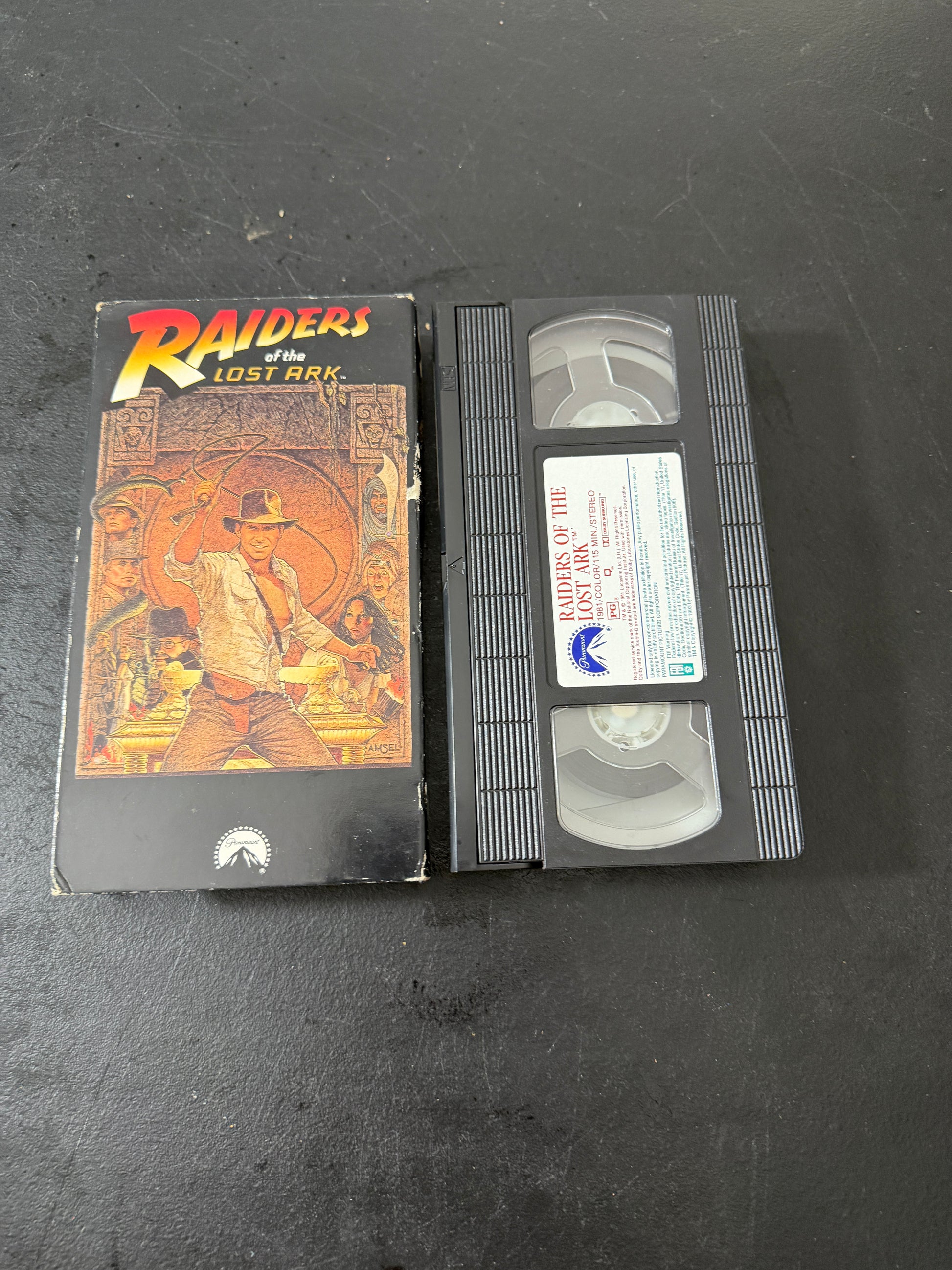 Raiders of the Lost Ark VHS 1981 Paramount - MDP-00499