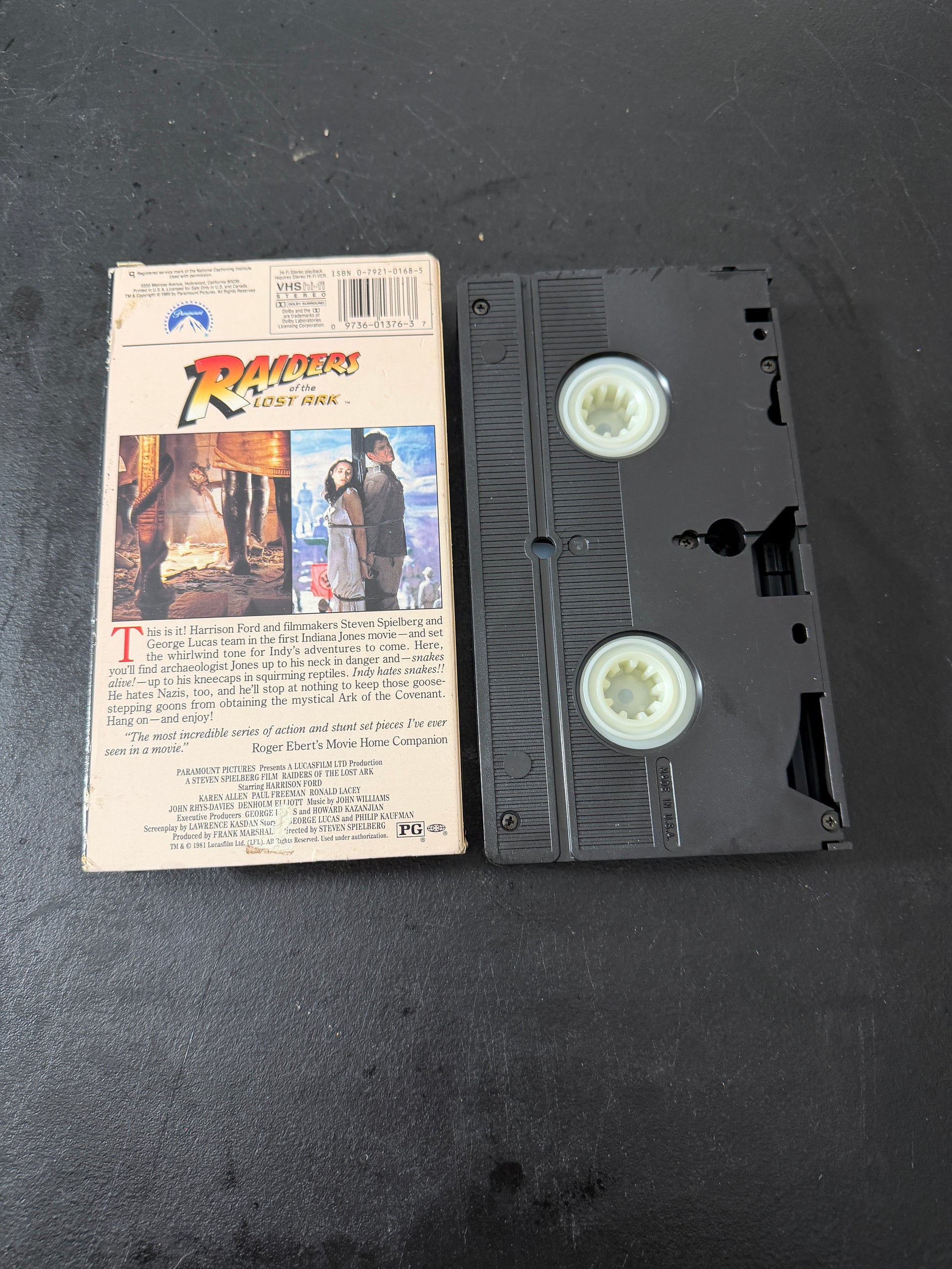 Raiders of the Lost Ark VHS 1981 Paramount - MDP-00499