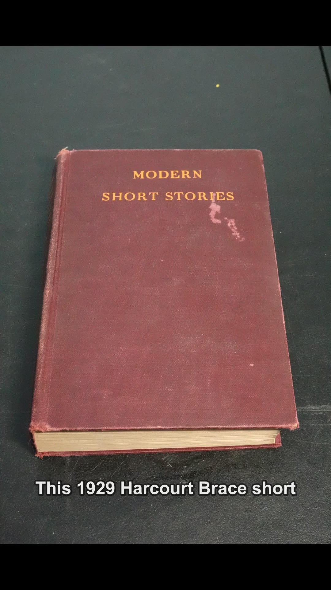 MDP-00515 Rag and Rust narrated slideshow social video 2026-06-05-v8-new-female-full - Modern Short Stories by Various Authors (1929) Harcourt Brace Hardcover