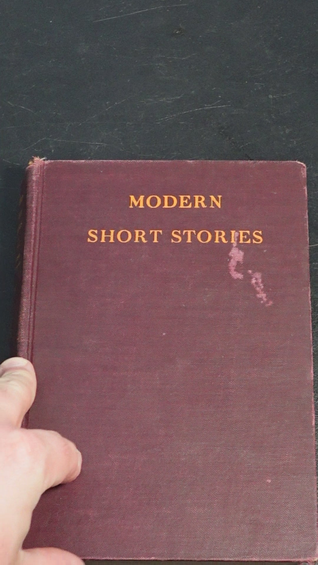MDP-00515 product video Modern Short Stories by Various Authors (1929) Harcourt Brace Hardcover