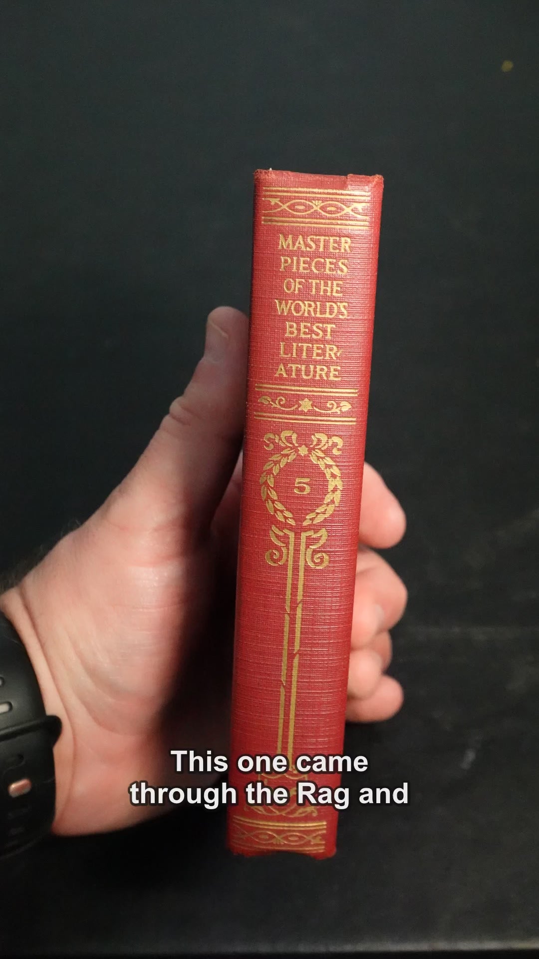 MDP-00514 Rag and Rust narrated slideshow social video - Masterpieces of the World's Best Literature Edited by Jeannette L. Gilder Hardcover 1910